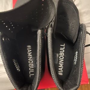 Nobull project hightop black trainers.